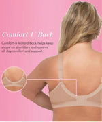 Exquisite Form Fully Soft Cup Bra With Embroidered Mesh Bras 