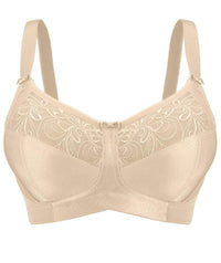 Exquisite Form Fully Soft Cup Bra With Embroidered Mesh Bras 