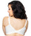 Exquisite Form Fully Comfort Lining Bra With Jacquard Lace - White Bras 