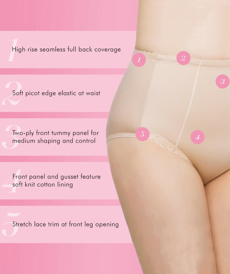 Shape Up Full Shaping Support Brief in Natural Skin