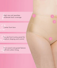 Exquisite Form Control Top Shaping Brief 2 Pack - Nude Shapewear 