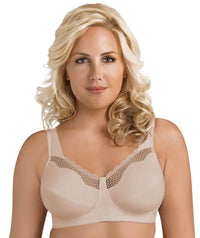 Exquisite Form Fully Cotton Soft Cup Bra With Lace - Damask Neutral Bras 