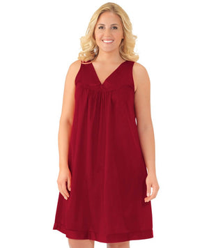 Exquisite Form Short Gown - Sangria Sleep / Lounge 