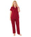 Exquisite Form Short Sleeve Pajamas - Sangria Sleep / Lounge 