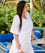 Capriosca Cotton Kaftan - White Swim 