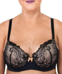 Lady Emprezz Rizzo Padded Shaping Bra - Black/Nude Bras 