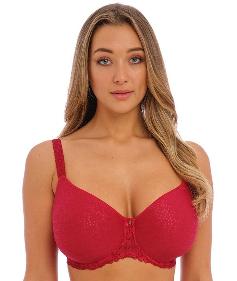 Fantasie Ana Underwired Moulded Spacer Bra - Red - Curvy
