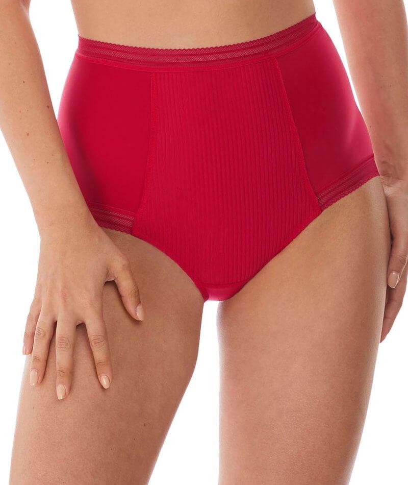 Fantasie Fusion High Waist Brief - Red Knickers 