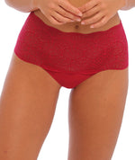 Fantasie Lace Ease Invisible Stretch Full Brief - Red Knickers 