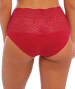 Fantasie Lace Ease Invisible Stretch Full Brief - Red Knickers 