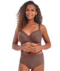 Fantasie Smoothease Invisible Stretch Full Brief - Coffee Roast Knickers 