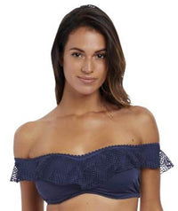 Fantasie Swim Marseille Underwire Bardot Bikini Top - Twilight Swim 