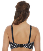 Fantasie Swim Santa Monica Underwire Bandeau Multiway Bikini Top - Black/White Swim 