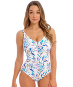 Fantasie Swim Calypso Harbour Underwired V-Neck Swimsuit With Adjustable Leg - Multi Swim 