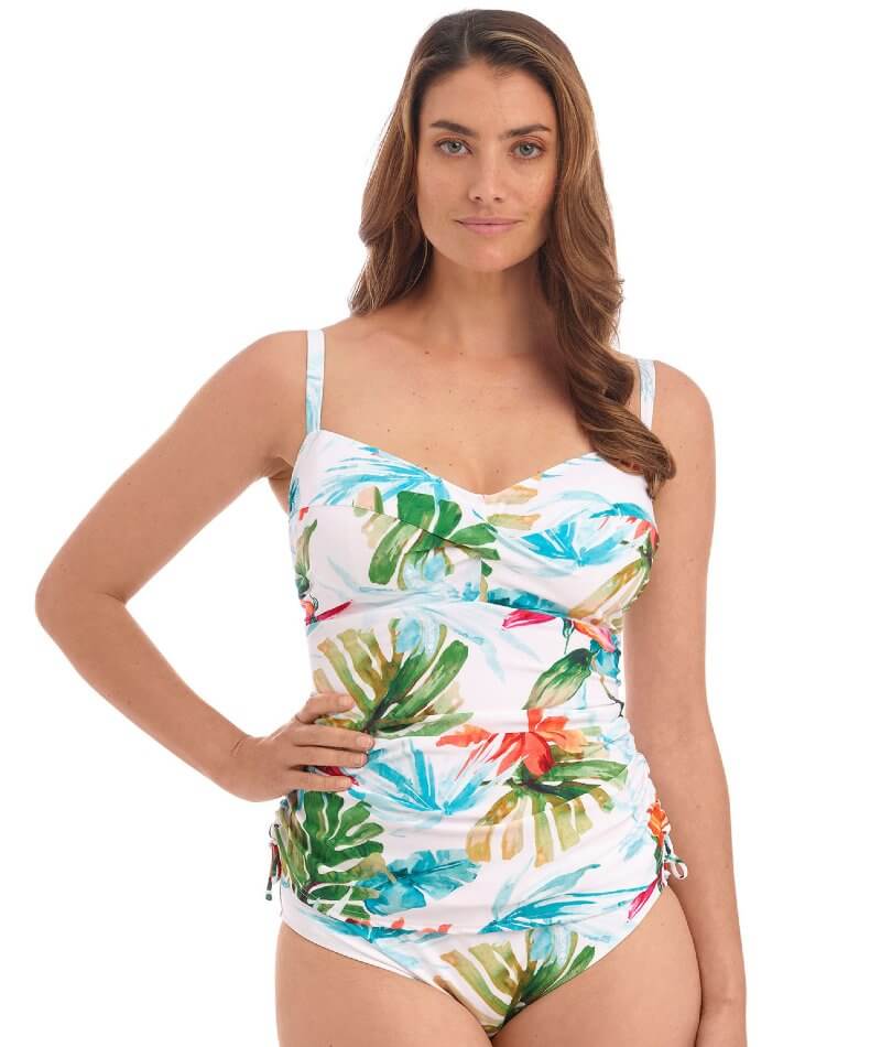 Fantasie Swim Kiawah Island Underwired Twist Front Tankini Top - Aquamarine Swim 