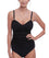 Fantasie Swim Ottawa Underwired Twist Front Tankini Top - Black Swim 