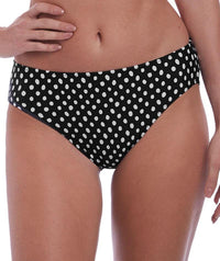 Fantasie Swim Santa Monica Mid Rise Bikini Brief - Black & White Swim 