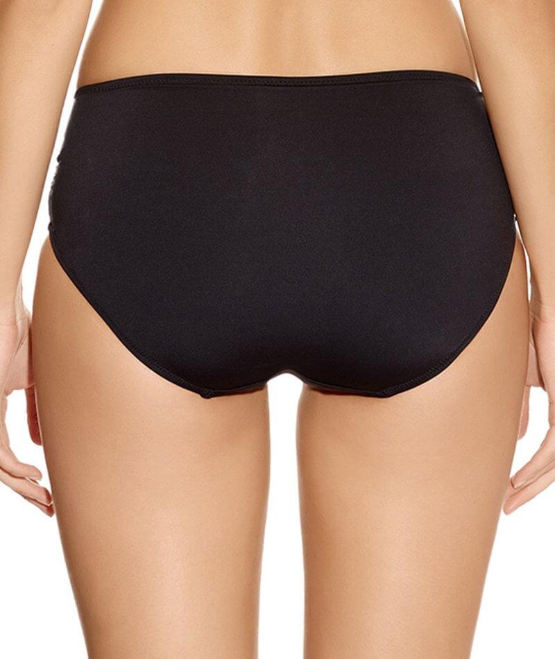 Fantasie Swim Versailles Deep Gathered Bikini Brief - Black Swim 