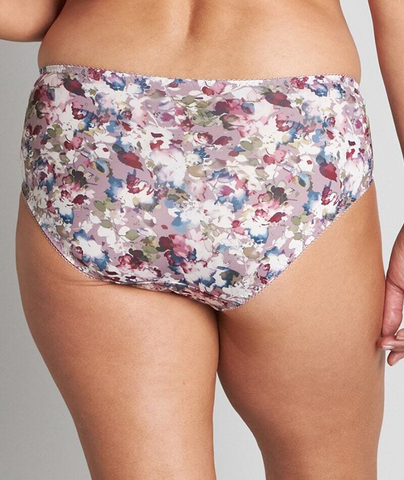 Fayreform Thoughtful Boyleg Brief - Elderberry Floral Print Knickers 