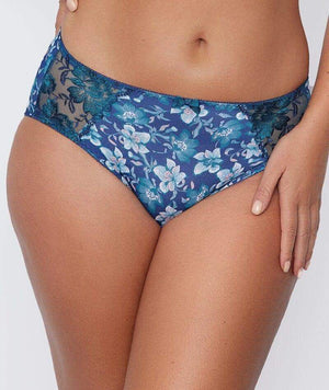 Fayreform Wild Violet Boyleg Brief - Lily Print Knickers 