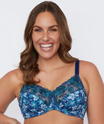 Fayreform Wild Violet Underwire Bra - Lily Print Bras 