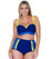 Curvy Kate Maya Bandeau Bikini Top - Blue Mix Swim 