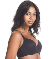 Finelines Memory Blessed Full Coverage Bra - Black Bras 