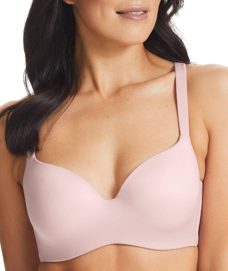 Finelines Memory Blessed Full Coverage Bra - Heather Mist Pink Bras 