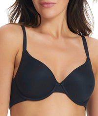 Finelines Memory Full Coverage T-Shirt Bra - Black Bras 