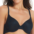 Finelines Memory Full Coverage T-Shirt Bra - Black