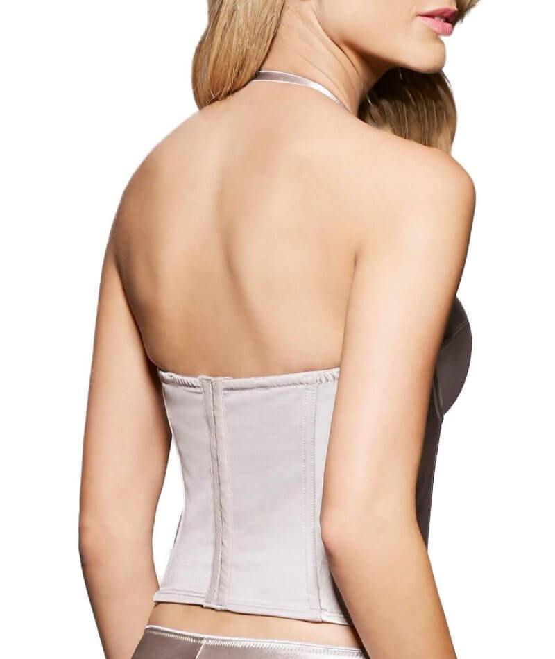 Finelines Satin Strapless Bustier Corset - Latte Bras 