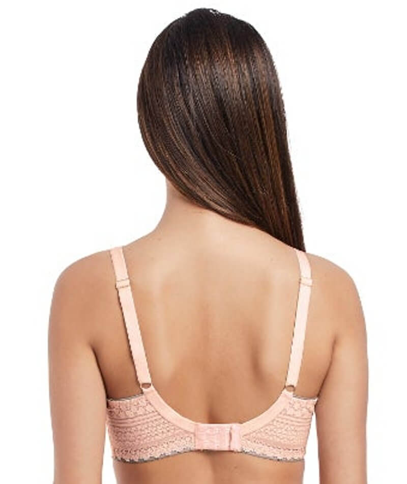 Freya Daisy Lace Underwire Balcony K Cup Bra - Blush Bras 