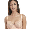 Freya Daisy Lace Underwire Balcony K Cup Bra - Blush