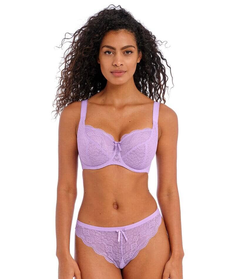 Freya Fancies Underwired Balcony Bra - Purple Rose - Curvy