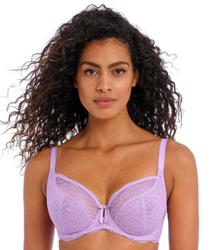 Freya Fancies Underwired Plunge Bra - Purple Rose Bras 