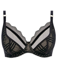 Freya Fatale Underwired Plunge Bra - Noir Bras 