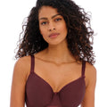 Freya Idol Underwired Moulded Balcony T-shirt Bra - Dark Cherry