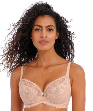 Freya Offbeat Underwired Plunge Bra - Natural Beige Bras 