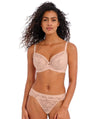 Freya Offbeat Underwired Plunge Bra - Natural Beige Bras