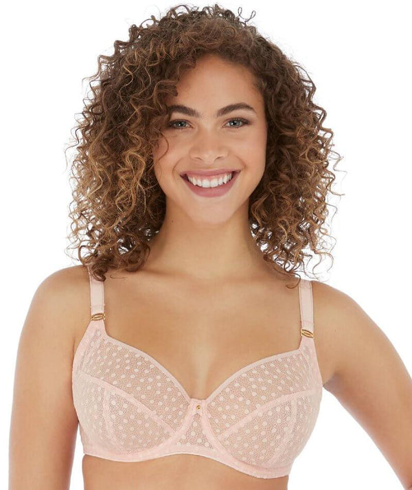 Sexy Lace Seamless Camisole Elomi Sports Bra With Cross Side