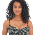 Freya Swim Check In Underwired Sweetheart Bikini Top - Monochrome