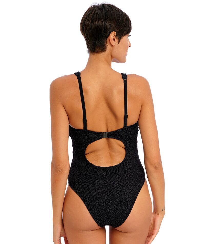 Freya Swim Ibiza Waves Underwire Swimsuit - Black - Curvy