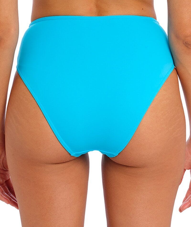 Freya Swim Jewel Cove High Waist Brief - Plain Turquoise Swim 