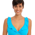 Freya Swim Jewel Cove Underwire High Apex Bikini Top - Plain Turquoise