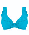 Freya Swim Jewel Cove Underwire High Apex Bikini Top - Plain Turquoise Swim 