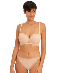 Freya Tailored Underwire Moulded Strapless Bra - Natural Beige Bras 