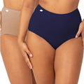 Sloggi Maxi Brief 2 Pack - Blusher Beige/Navy