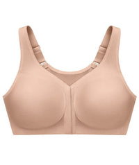 Glamorise MagicLift Front-Closure Posture Back Wire-free Bra - Cafe Bras 