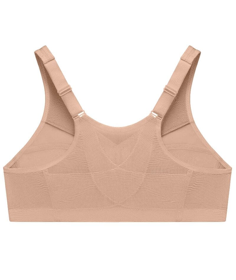 Glamorise Magiclift Active Support Wire-Free Bra - Cafe - Curvy