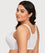 Glamorise MagicLift Front-Closure Posture Back Wire-free Bra - White Bras 